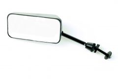 MIRROR UNIVERSAL F1 BLACK SHORT 40MM STEM  PAIR