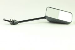 MIRROR UNIVERSAL F1 CARBON LOOK LONG 110MM STEM  PAIR