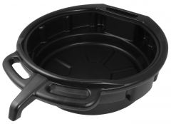 10 Litre Oil Drain Pan With Pourer And Grip Handles