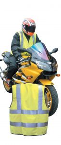 Fluoro Yellow Reflective Bib-Vest Hv0