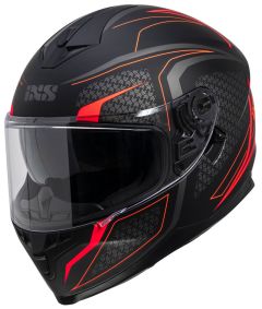 iXS Full Face Helmet iXS1100 2.4 matt black-red
