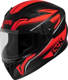 iXS Full-face helmet iXS136 2.0 Kids black matt-red