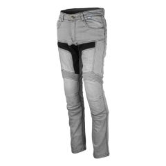 GMS Motorcycle Jeans VIPER MAN Light Grey