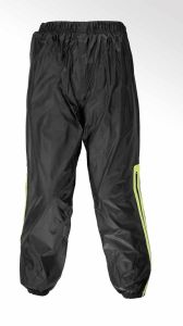 GMS Motorcycle Rain Pants Douglas black-Yellow fluo