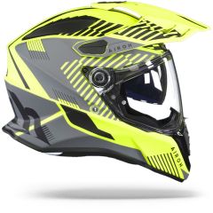 Airoh Commander Adventure Helmet - 'Boost' Neon Yellow Matt