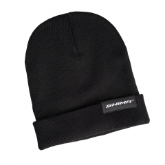 SHIMA BEANIE LABEL BLACK