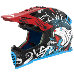 LS2 MX437 FAST II MINI STARMAW BLACK