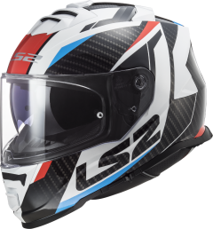 LS2 HELMET FF800 STORM II RACER RED BLUE