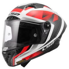 LS2 FF805 THUNDER GP AERO RAUTE WHITE RED