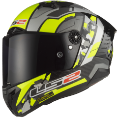 LS2 HELMET FF805 THUNDER C SPACE H-V YELLOW GREY