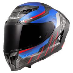 LS2 FF807 DRAGON TRAX BLUE RED