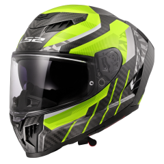 LS2 FF807 DRAGON TRAX H-VIS YELLOW