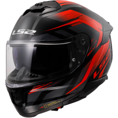 LS2 HELMET FF808 STREAM 2 FURY BLACK RED