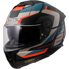 LS2 HELMET FF808 STREAM 2 ROAD M.BLACK BLUE