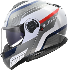 LS2 FF908 STROBE II MONZA WHITE BLUE RED