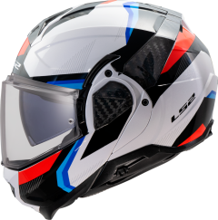 LS2 FF910 ADVANT II TRIPLE WHITE BLUE RED