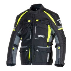 GMS 3in1 Motorcycle Tour Jacket Everest Black Anthracit Yellow 