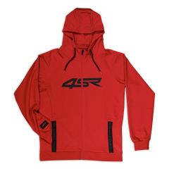 4SR Hoodie Logo Zip red