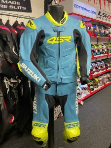 4SR Racing 2 Piece Suzuki Suit Size 48