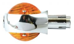 INDICATOR CUSTOM BULLSEYE 22MM AMBER LENS (1 PC)