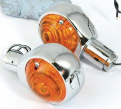 INDICATOR CUSTOM BULLSEYE 25MM AMBER LENS (1 PC)