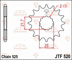 JT Sprockets Front 15T 525 - JTF520.15