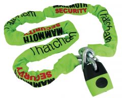 Mammoth Thatcham Square Chain 12Mm X 1.8M With Shackle Lock