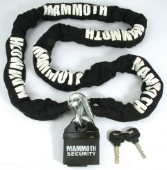 Mammoth Lock And Chain 10X10X1800Mm Chain / Closed Shackle Lock