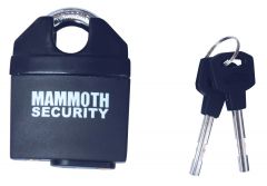 Mammoth Closed Shackle Padlock Hardened Steel Pin 62Mm Body