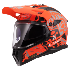 LS2 MX702 PIONEER II RANGI ORANGE
