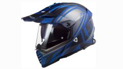 LS2 MX436 PIONEER EVO MASTER MATT BLACK BLUE Size 2XL Only