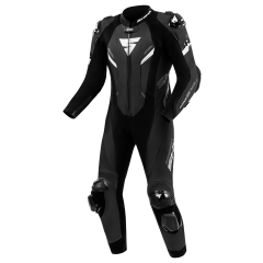 SHIMA HYPER-RS MOTORCYCLE LEATHER SUIT BLACK WHITE