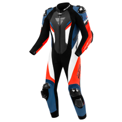SHIMA HYPER-RS MOTORCYCLE LEATHER SUIT WHITE BLIE