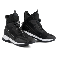 SHIMA TAKESHI MOTORCYCLE BOOTS MEN BLACK