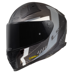 LS2 HELMET FF811 VECTOR II C GRID MATT BLACK GREY